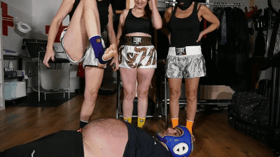 129882 - Stomach Stomping Training for 3 Bad Girls