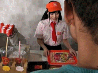 42821 - DAPPUN Fast Food - Enema girl!