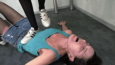 103229 - Trampling the slave girl hard under sneakers (small version)