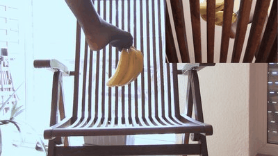 37291 - Bananas squished under my feet and ass
