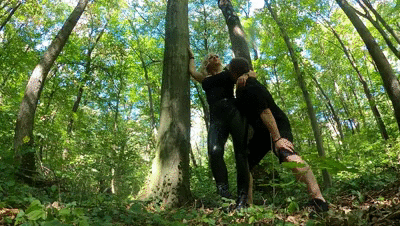 161606 - Mistress Samariel and Faith - armpit licking in the forest part 1