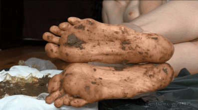 69128 - Pooping for Foot Fetish Scat slave