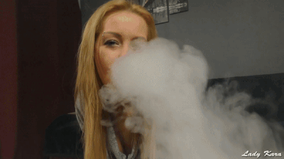 91757 - Vaping right in your face