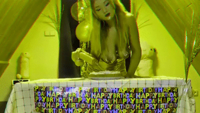 145571 - Happy Birthday Video - Big tits in 4K3D