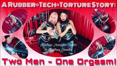 118386 - A Rubber Tech Torture: Two Men - One Orgasm!