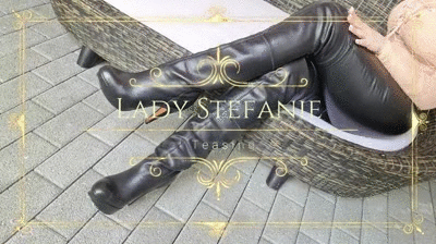 131577 - Leather Boots Teasing - Igno Clip