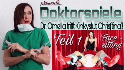 120903 - Dr. Ornella meets Kinkyslut Chris(tina) - Part 1 Facesitting!