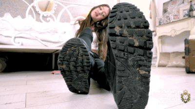 126243 - Foot slave task: Lick my dirty Nike Air Sneakers clean!