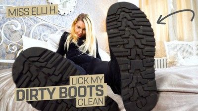 185073 - Lick my winter boots clean!