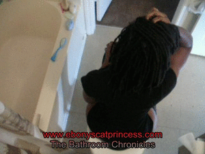 5489 - Peeing in Fishnets ~ The Bathroom Chronicles 16