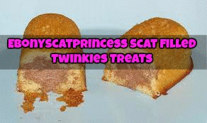 64858 - Ebony Scat Princess makes Kaviar filled Twinkies