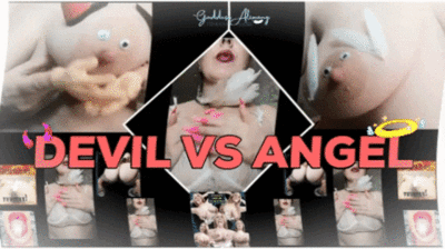 141172 - 🤩👌🔥💦 NEW! DEVIL vs ANGEL JOI #VIDEO  🤩👌🔥💦