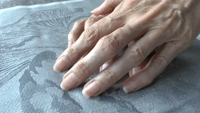 175131 - Close-up of natural normal fingernails