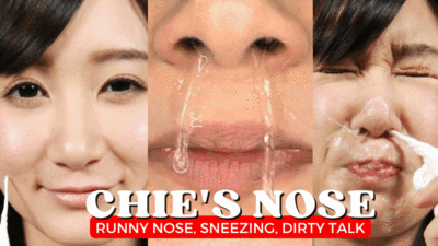 177147 - Nose Observation and Runny Nose Dildo Handjob by the Lewd Beauty, Chie AOI