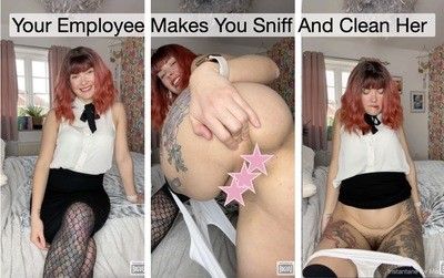 183073 - Your Employee Makes You Sniff And Clean Her