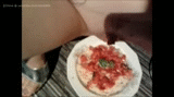 18299 - Kitchen wetting and making Tomato-basil-pee sauce to go with pee-spaghetti