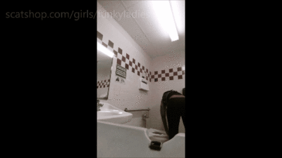 54974 - Melissa's Public Toilet Voyeur Action!!