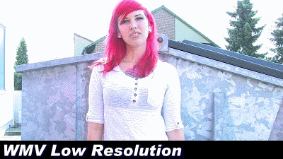 84136 - Red-haired girl spits