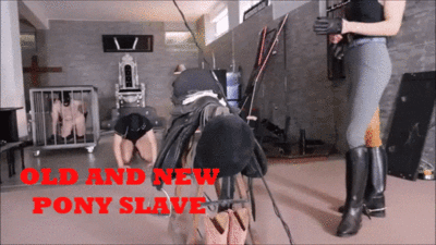 140075 - MISTRESS GAIA - OLD AND NEW PONY SLAVE - HD