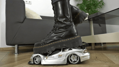 200430 - Crushing your RC car under my Dr. Martens boots (small version)