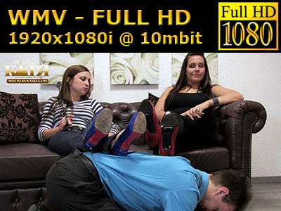 53698 - Foot slave abused by me and Emely