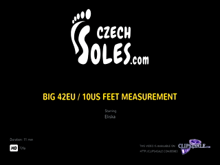89671 - Big 42EU/10US feet measurement