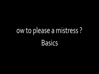 100678 - How to Please a Mistress - Basics