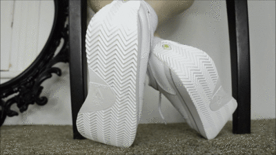 104000 - White Sneakers Underchair Shoeplay