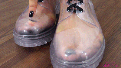 140459 - Hot sweat haze in my transparent shoes (SD Video)