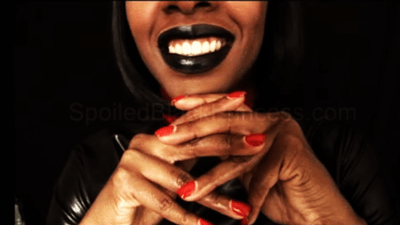 143704 - Gothic lipstick foot worship