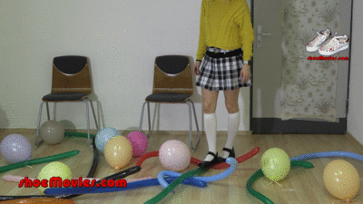 177149 - School girl on ballons 1 part C (0272) 4K UltraHD
