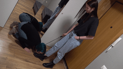 161451 - ANNA - Your Mistress is tired - Boots, socks and sweaty foot worship (HD)
