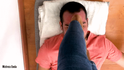 148334 - MY SOLES vs YOUR NOSE - My most Extreme face trampling , nose flattening and crushing, with flats and barefoot