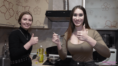 174315 - AURORA and SARAH - Delicious dinner for a loser (4K)
