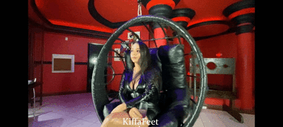 164995 - Goddess Kiffa - Sexy and (REAL) Backstage Humiliating Useless Carpet foot slave -