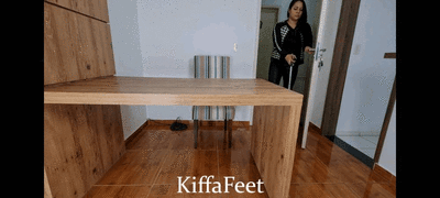 165360 - Goddess Kiffa - Foot slave Cleans High heels boots - FOOT IGNORED - FOOT WORSHIP  - LEATHER - SWEATY FEET - FOOT DOMINATION - HUMILIATION - A