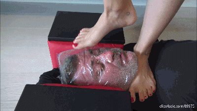 202180 - GABRIELLA - Don't turn your face! - EXTREME foot smothering and foot gagging