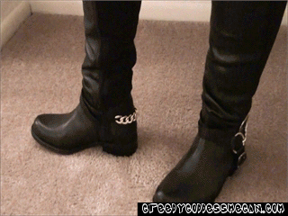 67831 - Kicking & Stomping UR Face In with My Biker Boots