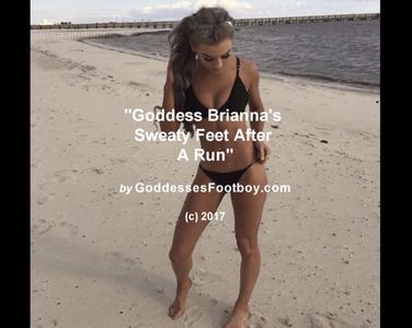 103823 - Goddess Brianna's Sweaty Feet After A Run