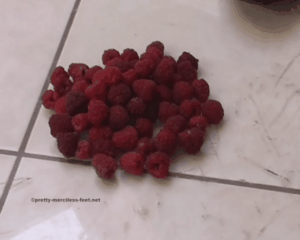 21022 - Raspberries and Cherries under Mules