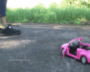 23286 - Naomi crush a pink car