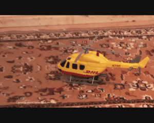 82751 - Two Helicopter crushed under wooden Boots