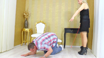 181840 - Spankings for the cleaning slave