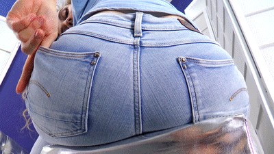 183794 - Bright blue jeans right in front of your eyes - small version