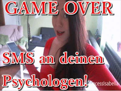 86611 - Game Over - SMS to your psychologist !