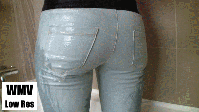 68036 - Adore Olesya and her wet jeans