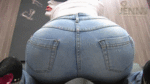 Jeans jerking - Fixating on my jeans ass