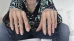Beautiful hands, natural fingernails