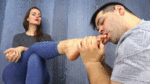 He pampers Mistress Anfisas feet